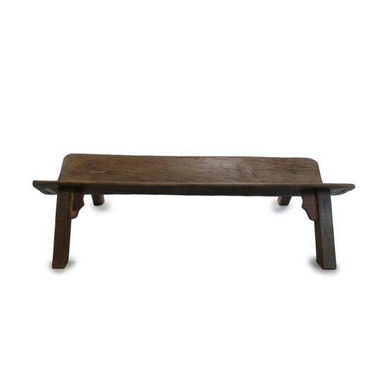 RUSTIC WOOD DIPPED BENCH / TROUGH WITH SPLAYED LEGS 47 CM HIGH 179 CM LONG 84 CM WIDE
