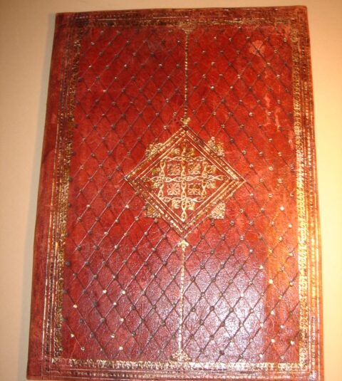 ORNATE TOOLED LEATHER MOROCCAN BLOTTER (X6)